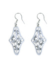 Indian Silver Intricate Sterling Silver Earrings