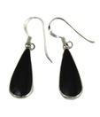 Aiva Black Drop Earrings