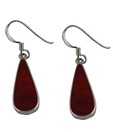 Aiva Red Drop Earrings