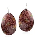 Classic Brown Brass Earrings