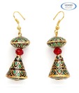 Vendee Fashions Traditional Stone Earrings