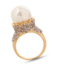 Ada Pearl & CZ Fascinating Ring