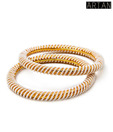 Artan Elegant Pair of Pearl Adorned Bangles