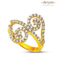 Avsar 18 kt Gold & Diamond Amazing Ring