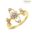 Avsar 18 kt Gold & Diamond Ritzy Ring