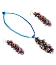 Miraaya Gorgeous Choker Style Metal Balls Necklace Set