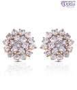Sukkhi CZ Studded Glittery Earrings