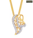 Rivaaz Gold Paisley Pendant