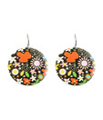 Vendee Multicolour Wood Earrings