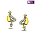 Surat Diamond Angelic Hearts 18kt Gold Earrings