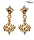 Nayab Intricately Crafted Austrian Diamond Drop Earrings
