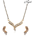 Nayab Alluring AD Studded Mangalsutra Set