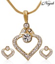 Nayab Gorgeous AD Studded Pendant set