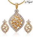 Nayab Classy AD Studded Pendant set