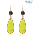 Diva Exquisite Yellow & Golden Earrings