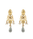 Rajdhani Authentic Golden Earrings