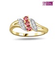 Surat Diamond Alluring Ruby& Diamond Ring