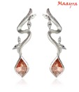 Maayra Lovely Brass Earrings