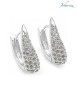 Johareez Sparkling Cz Earrings with Free Studs