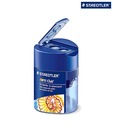 STAEDTLER Noris Double Hole Round Tub Sharpener (pack of 2)