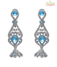 Kriaa Alluring Turquoise Earrings