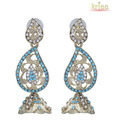 Kriaa Paisley Turquoise Earrings