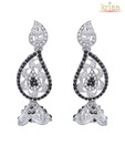 Kriaa Paisley Black Earrings