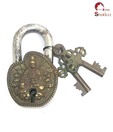 Home Sparkle Green Antique Buddha Lock