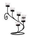 Live n Style Classic Black T-lite Holder