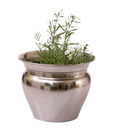 Live n Style Pretty Nickel Finish Iron Planter