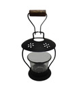 Live n Style Lantern Look Glass T-lite Holder