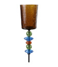 Live n Style Stunning Iron & Stone Garden Stick