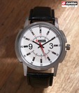 Lotto Round White Dial 3&9 Watch