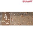 Freelance Brown Floral Table Cover