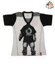Lil Tomatoes White Black Gang T-Shirt For Kids