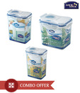 Lock & Lock Flip Lid Container Set of 3