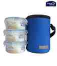 Lock & Lock Lunch Box Set With Blue Bag