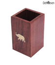 Delhi Seven Trendy Teak Wood Pen Holder