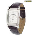 Gossip Black Croc Leather Strap Watch