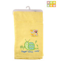 Mee Mee Yellow Baby Towel W/Cute Snail Print For Kids