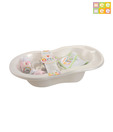 Mee Mee Baby Bath Tub Set-White