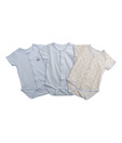Mums N Babies Baby Body Suits-Set Of 3-Short Sleeves (Medium) For Kids