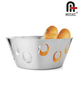 Mosaic Stainless Steel Bread Basket- Moon