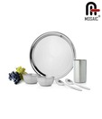 Mosaic Stainless Steel Dinner Set 36 Pcs