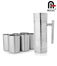 Mosaic Stainless Steel Royal+6Pcs Tumbler Flat