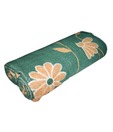 Fleecy Yarn-dyed Jacquard Towel- Turquoise