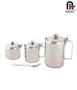 Mosaic Stainless Steel 4 Pcs Tea Set