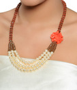 Spyra Elegant Floral Neckpiece