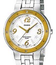 Casio Studded Yellow Bezel Watch