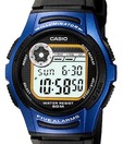 Casio 5 Alarms Blue Bezel Watch